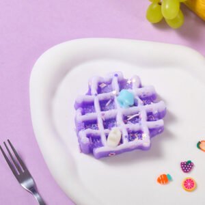 Purple Waffle Taba Squishy