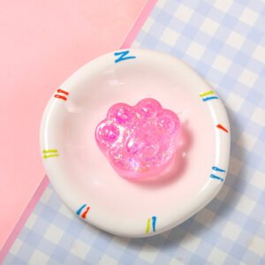Pink Slow Rising Cat Paw Squishy