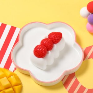 Strawberry Cream Roll Taba Squishy