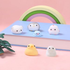6pc Tiny Animal Taba Squishy