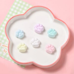 6pc Small Mini Cat Paw Taba Squishy