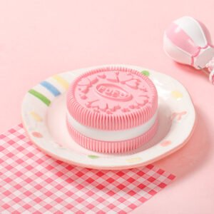 200g Pink FUFU Cookie Taba Squishy