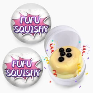 White Surprise Food Series Squishy Ball