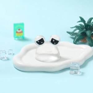 100g Crystal Sad Frog Pou Taba Squishy