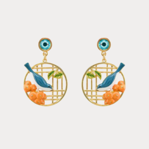 Magpie & Persimmon Earrings