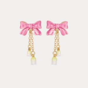 Lily Of The Valley Bowknot Earrings
