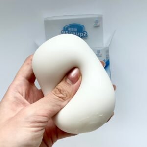 부드럽고 바삭한 하얀 비누 스트레스볼 피젯 토이