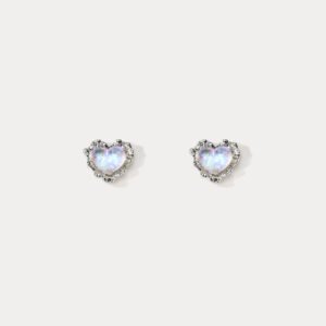Mermaid Heart Earrings